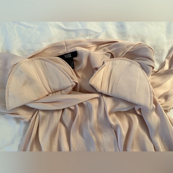 PAIGE Sevilla Bodysuit in Cream Tan - Size L - Picture 10 of 13